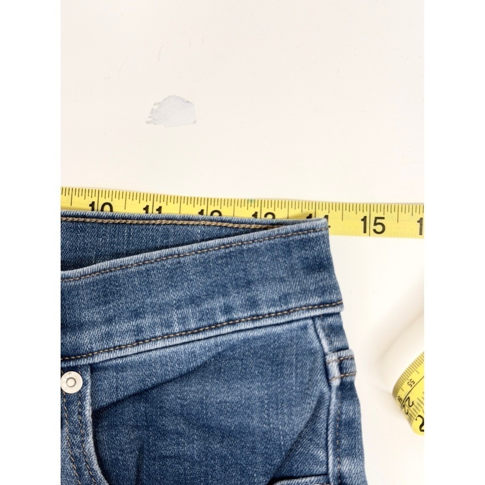Levis 724 High Rise Straight Women Size 27 (taped 28" Blue Excellent Denim Jeans - Picture 9 of 11